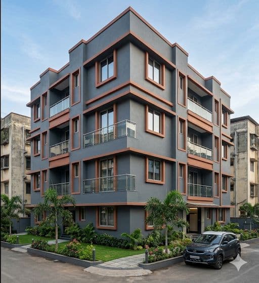 After building painting - Apartment Exterior Renovation — Kalyan by Bhairav Painting Service Mumbai Thane Bhiwandi