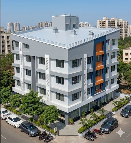 After building painting - Commercial Building Painting — Navi Mumbai by Bhairav Painting Service Mumbai Thane Bhiwandi