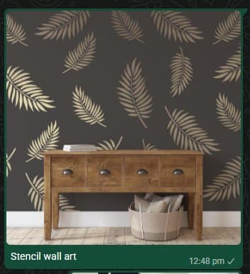 Stencil Wall Design - Designer Wall Painting Mumbai Thane Bhiwandi