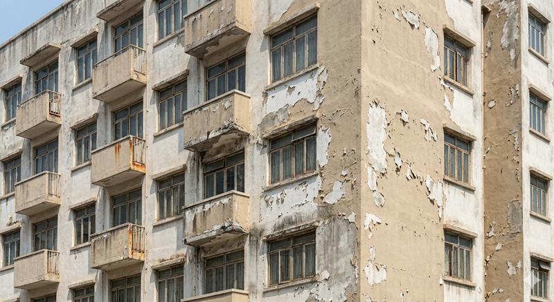Exterior Paint Peeling - Building problem Mumbai Thane Bhiwandi