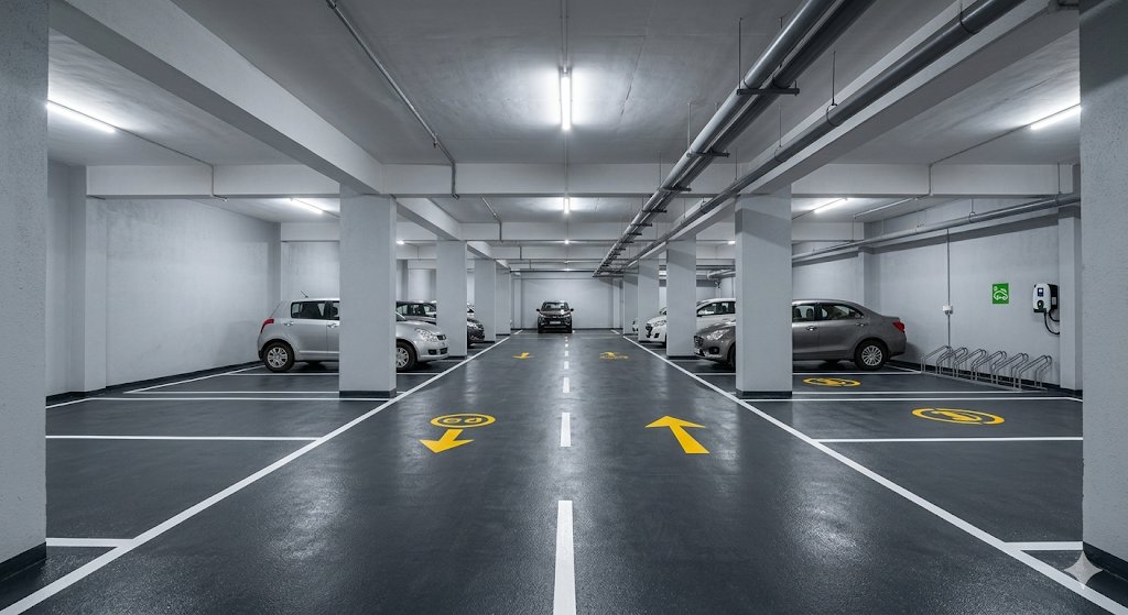 Parking Area Painting Mumbai Thane Bhiwandi