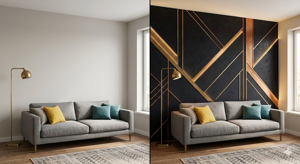 Accent Wall Accent Wall - Designer Texture Painting Bhiwandi Mumbai Thane