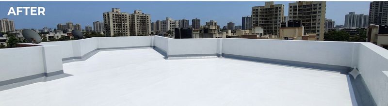 After waterproofing - Terrace Waterproofing by Bhairav Painting Service