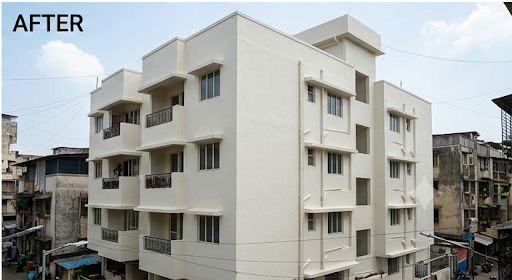After waterproofing - Exterior Waterproofing by Bhairav Painting Service