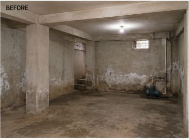 Before waterproofing - Basement Waterproofing Mumbai Thane Bhiwandi